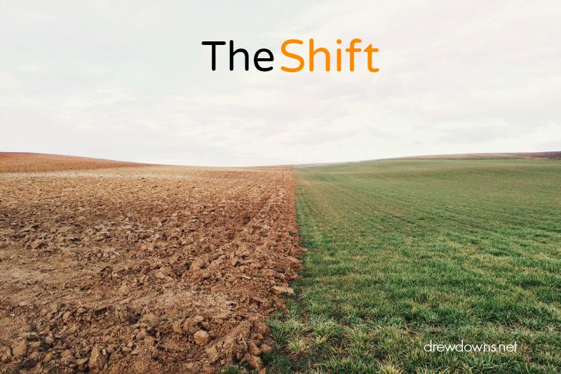 This is the shift - from individual selfishness to generous community