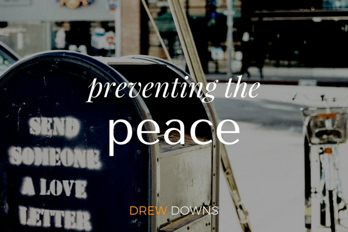Our Guns, Our Idols – preventing the peace