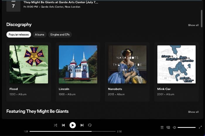 What Spotify currently shows as "popular releases". Still not perfect.