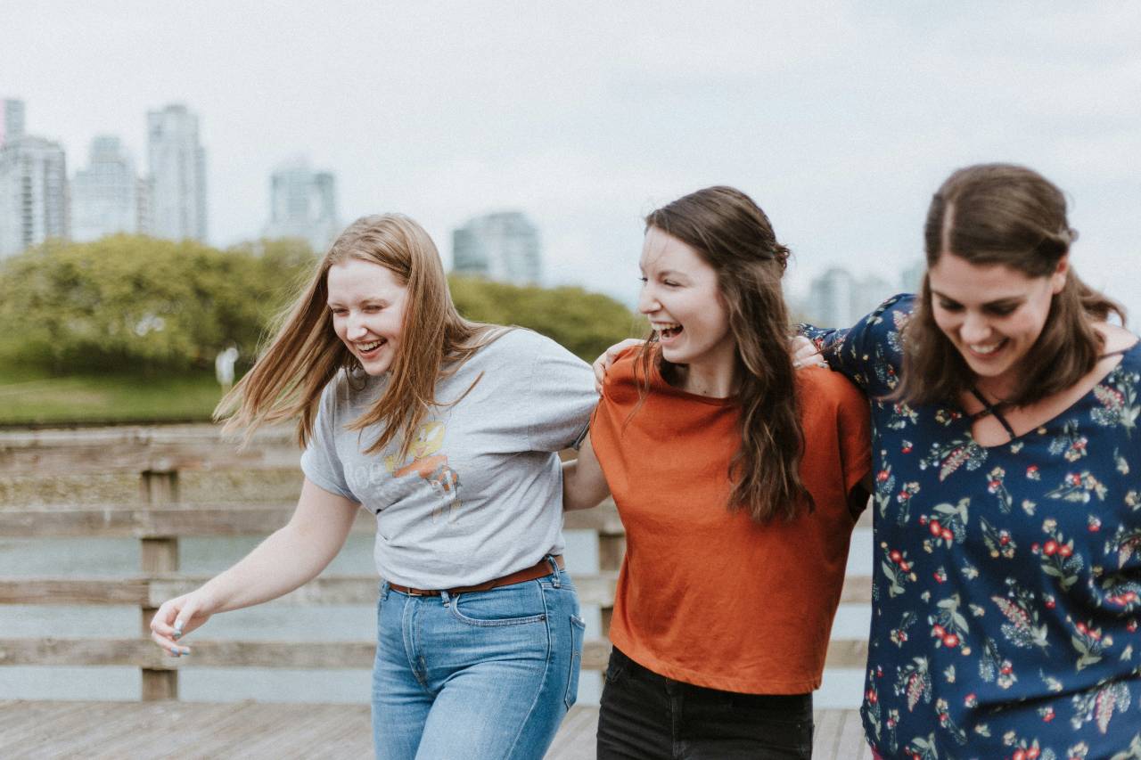 a photo of women walking together