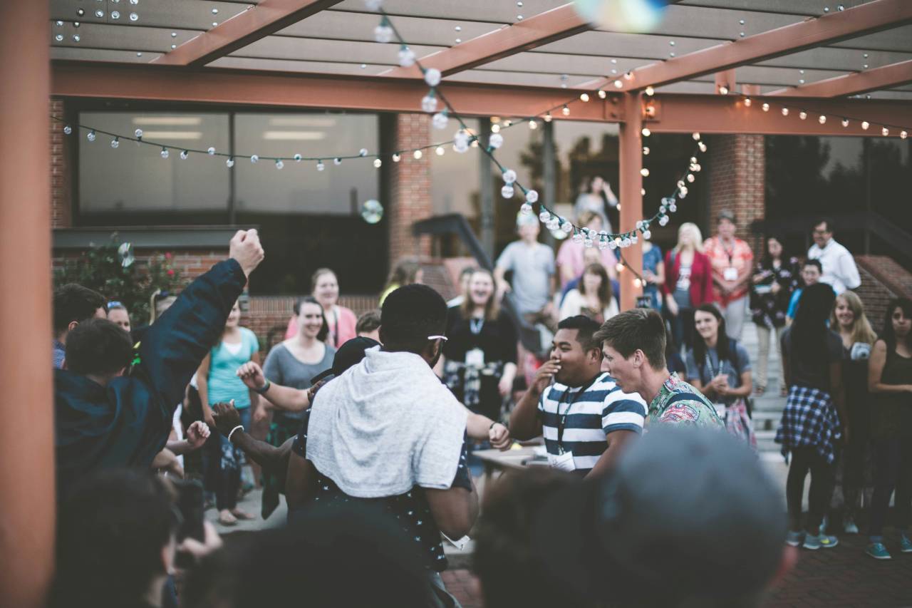 people gathering