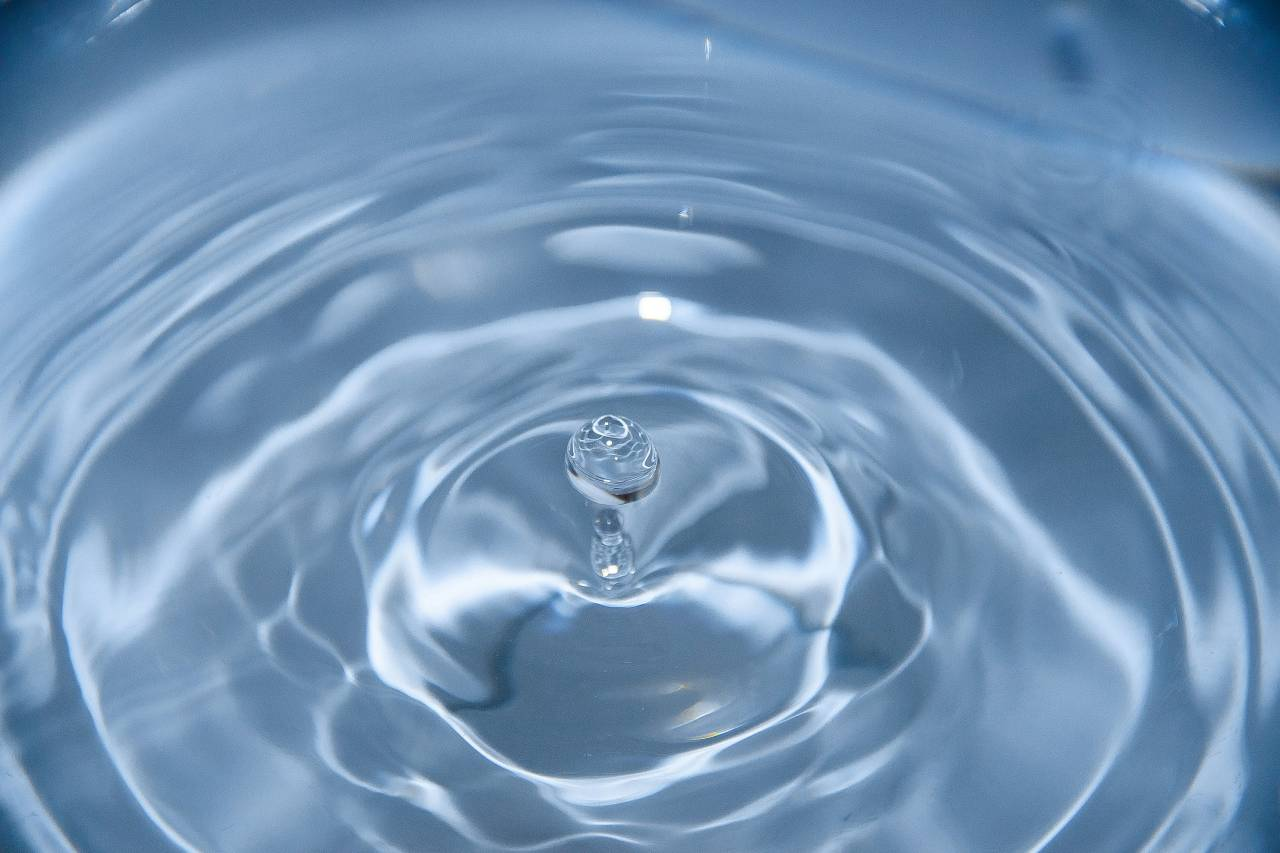 water rippling