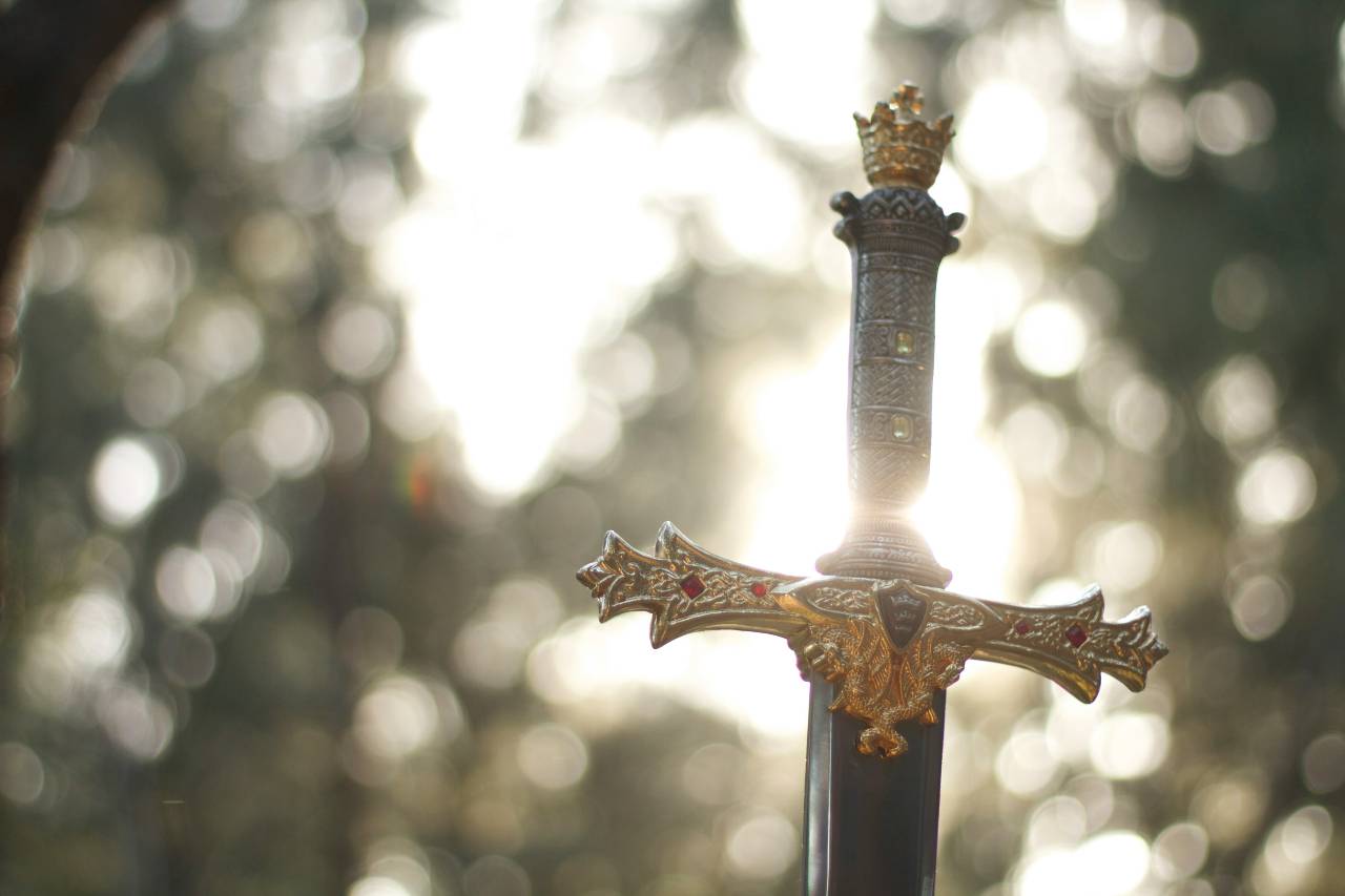 a sword